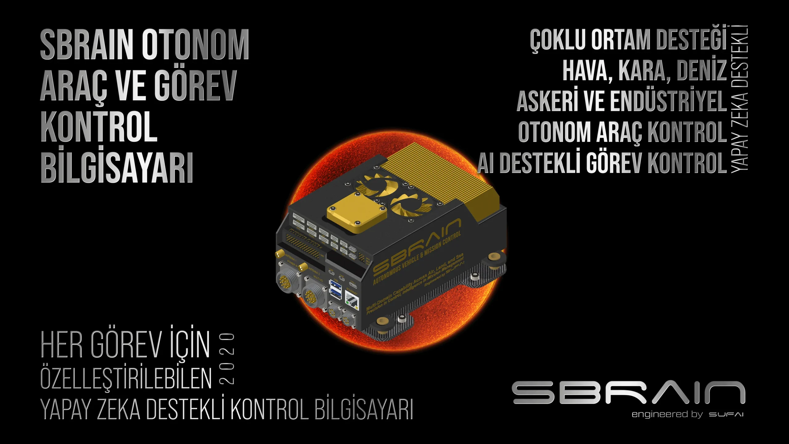 SBrain Otonom Araç ve Görev Kontrol Bilgisayarı