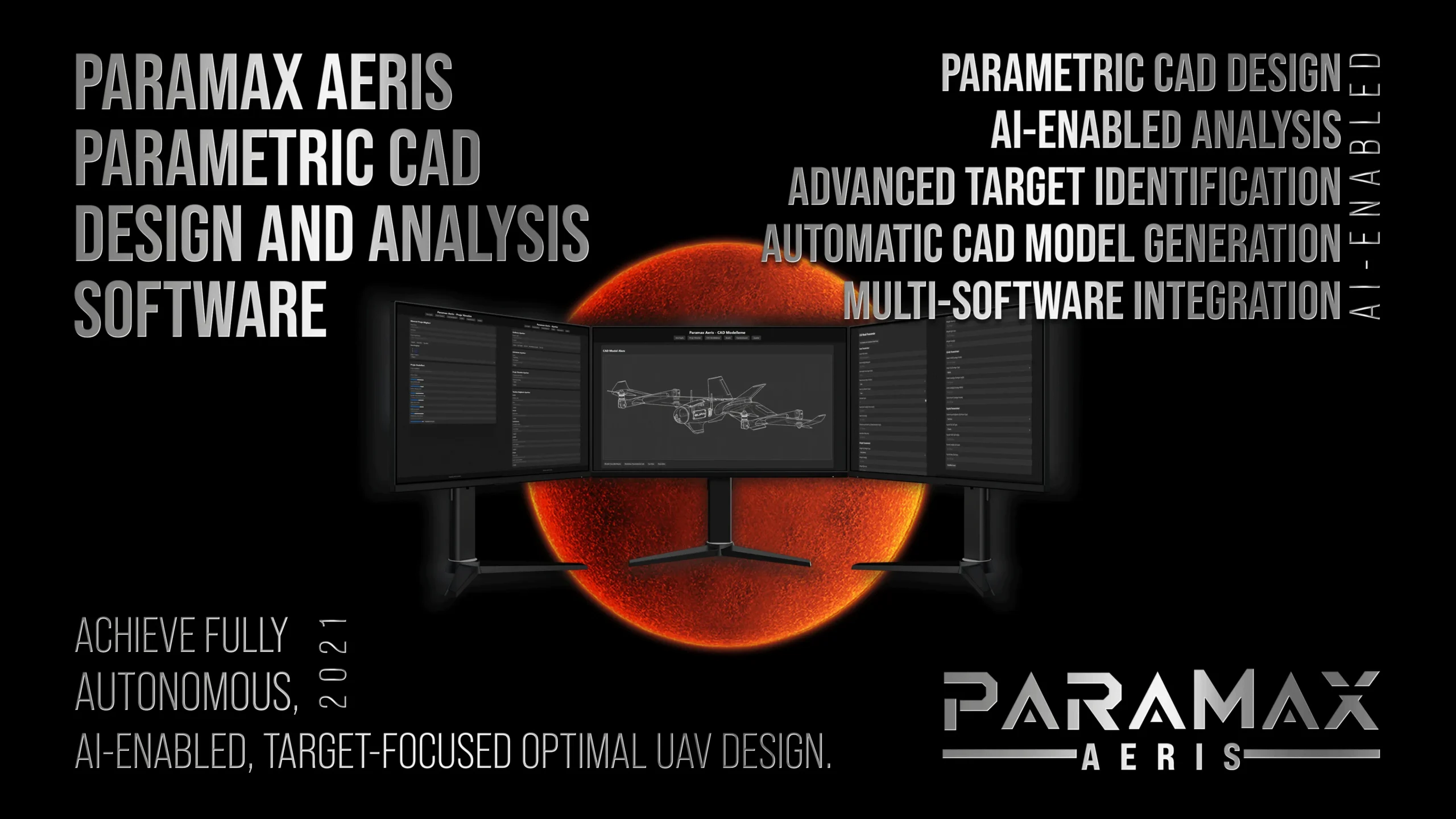 Paramax Aeris Parametric CAD Design and Analysis Software