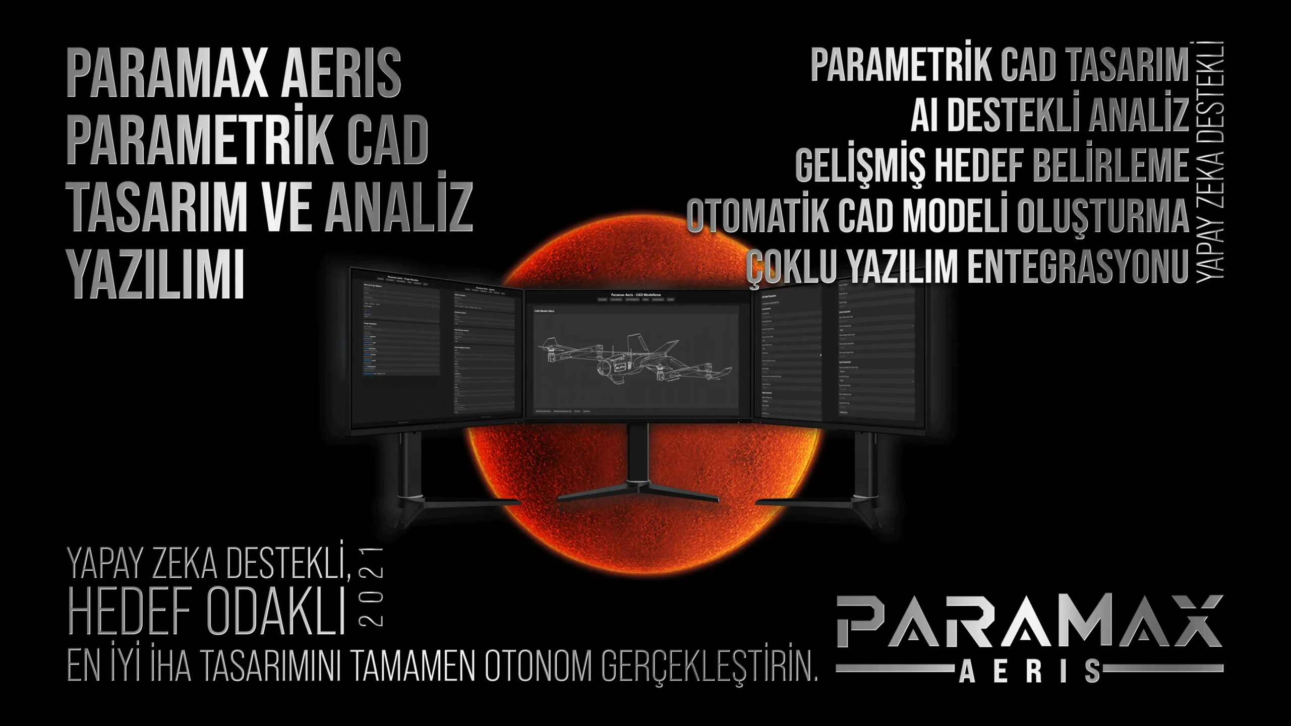 Paramax Aeris Parametrik CAD Tasarım ve Analiz Yazılımı