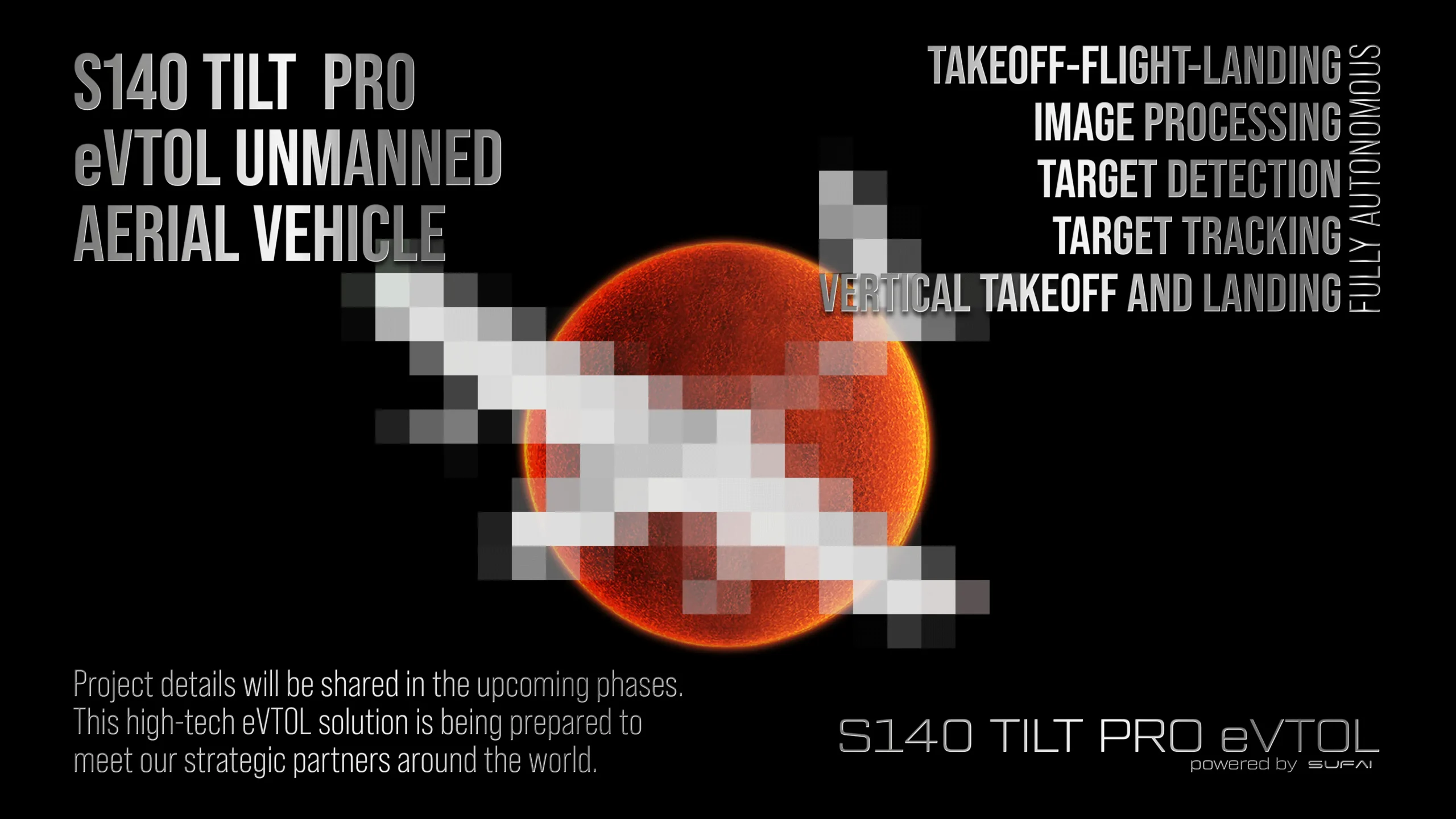 S140 Tilt Pro eVTOL Unmanned Aerial Vehicle