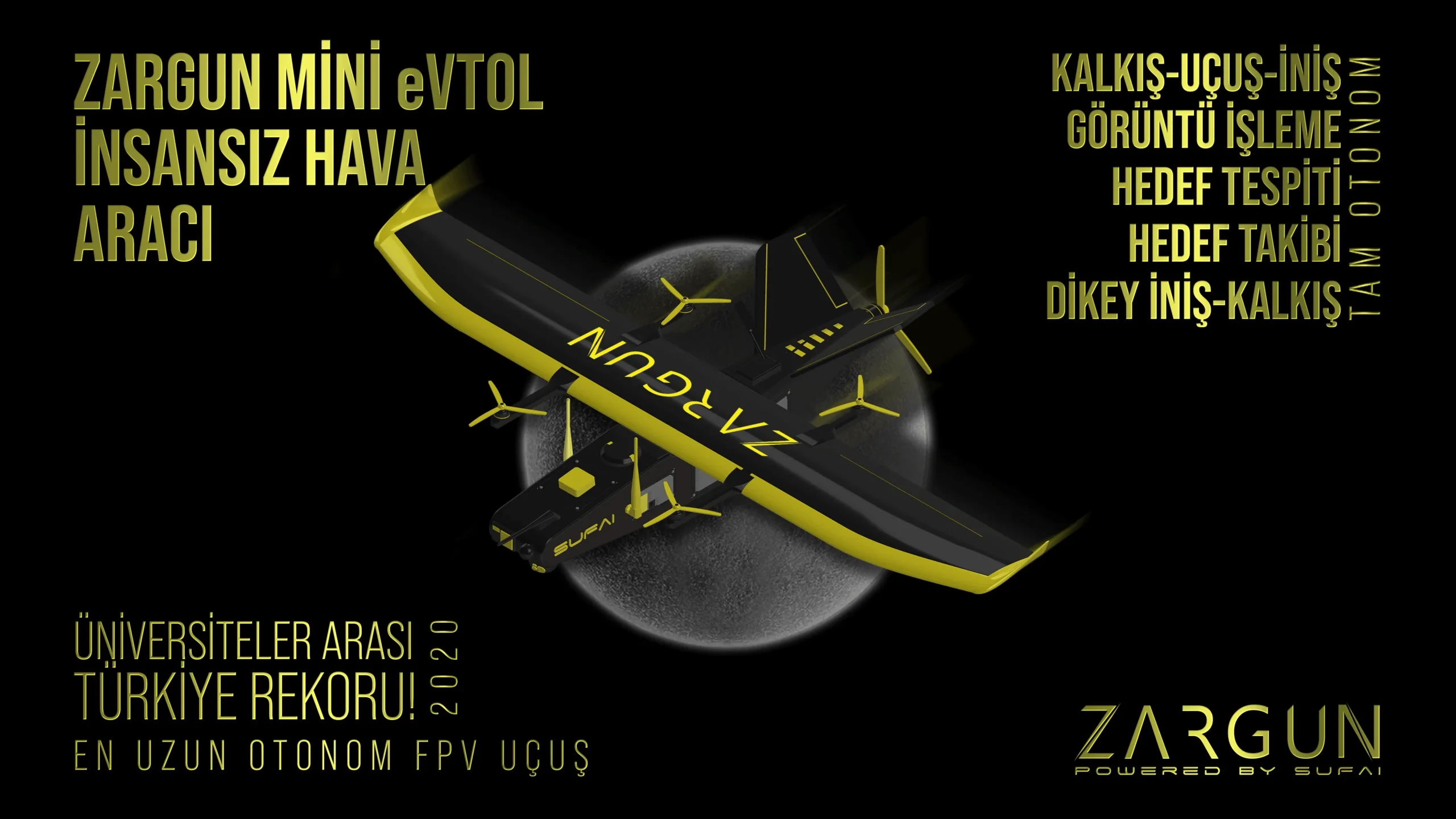 Zargun Mini eVTOL İnsansız Hava Aracı